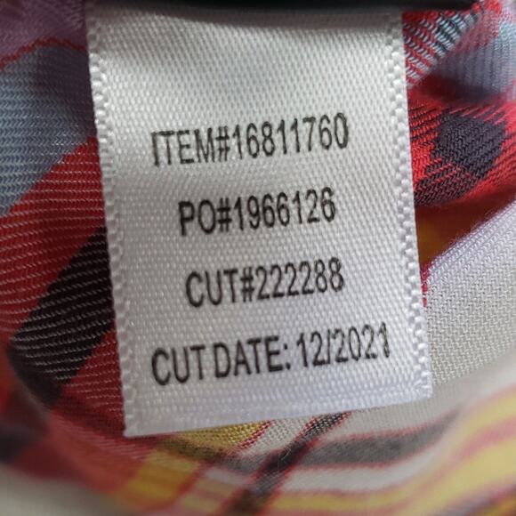 Torrid Lizzie Button Up Shirt Multi Plaid Rayon Plus Size 2X - Picture 9 of 12